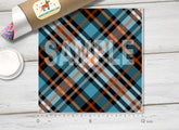 Tartan Plaid Patterned Adhesive Vinyl 451
