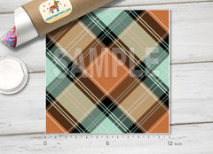 Tartan Plaid Patterned HTV 458
