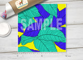 Tropical Foliage Leaves Patterned HTV 1143
