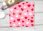 Pink Heart Patterned HTV 1440