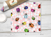 Beetle Ladybug Insect Patterned HTV 1444
