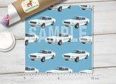 Kids Muscle Car Patterned HTV-1203