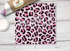 Pink Leopard Patterned HTV 1171
