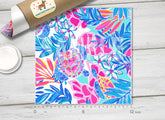 Tropical palm Floral Patterned HTV L136
