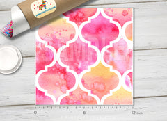 Moroccan Patterned Adhesive Vinyl 441