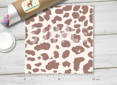 Pastel Leopard Pattern Printed HTV-1201