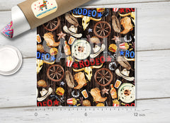 Western Rodeo Texas Patterned HTV 1150