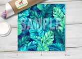 Tropical Palm Leaves Patterned HTV 1113