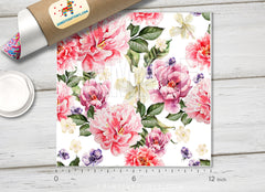 Flower Patterned Adhesive Vinyl 420