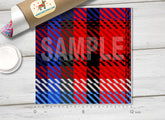 Plaid Pattern Adhesive Vinyl 565