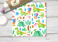 Dinosaurs Patterned HTV 1328