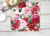 Watercolor Flowers Patterned HTV 551