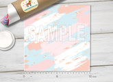 Abstract Pastel Brush Strokes Patterned HTV 1375