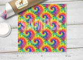 Tie Dye Patterned Adhesive Vinyl 002