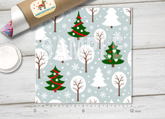 Christmas trees Patterned HTV X008