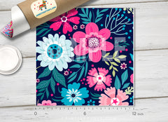 Ditsy Floral Patterned Vinyl/ Indoor / Outdoor/ Heat Transfer Vinyl- 929 - Printive Vinyl | Patterned Vinyl