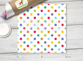 Colorful Polkadots Patterned HTV 105
