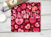 Love Heart Pattern Adhesive Vinyl 590
