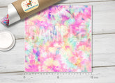 Unicorn Tie Dye Patterned HTV 1003