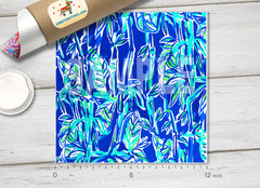 Fall Blue Crush Bam Boom Patterned HTV-L061