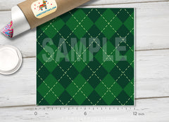 Saint Patrick's Day argyle Patterned HTV 359