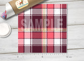 Plaid Patterned Adhesive Vinyl 448