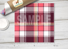Plaid Patterned Adhesive Vinyl 448