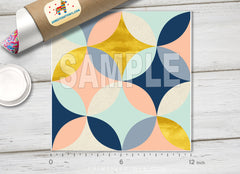 Retro Geometric Patterned HTV 1407