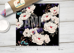 Flower Pattern Adhesive Vinyl 557 - Donkey Craft Vinyl