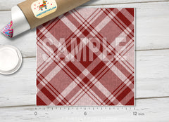 Tartan Plaid Patterned Adhesive Vinyl 461