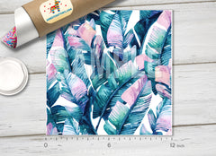 Botanical Patterned Adhesive Vinyl 397 - Donkey Craft Vinyl