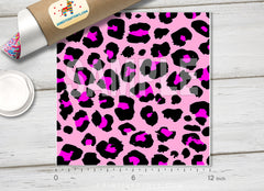 Pink Leopard Patterned HTV 961
