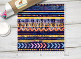 Watercolor Ethnic Tribal Aztec Patterned HTV  801