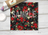 Rose Garden Patterned HTV 017
