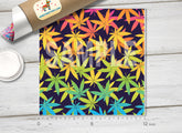 420 Rainbow Marijuanas Patterned HTV 1313