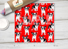 French Bulldog Patterned HTV 1157