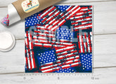 American Flag Printed HTV -838