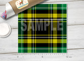 Retro tartan plaid Patterned HTV 452