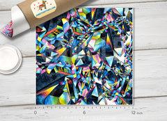 Watercolor Titanium Quartz Patterned HTV 538