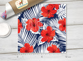 Tropical Flower Patterned Adhesive Vinyl 279