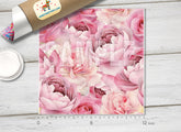 Pink Rose Patterned HTV 1231