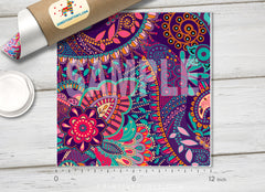 Paisley Floral Patterned HTV 035