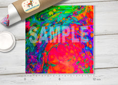 Oil Marble Patterned HTV 966