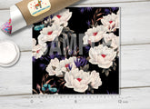 Watercolor Winter Floral  Craft Patterned HTV 557