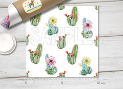 Watercolor Cactus Printed HTV-820