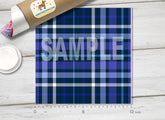 Plaid Check patten Art Patterned HTV 578