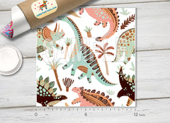 Dinosaurs Patterned HTV 1230