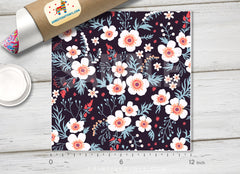 Small Flower Patterned Adhesive Vinyl 270