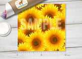 Sunflower Patterned HTV 1026