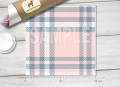 Pastel Plaid Patterned Adhesive Vinyl 377